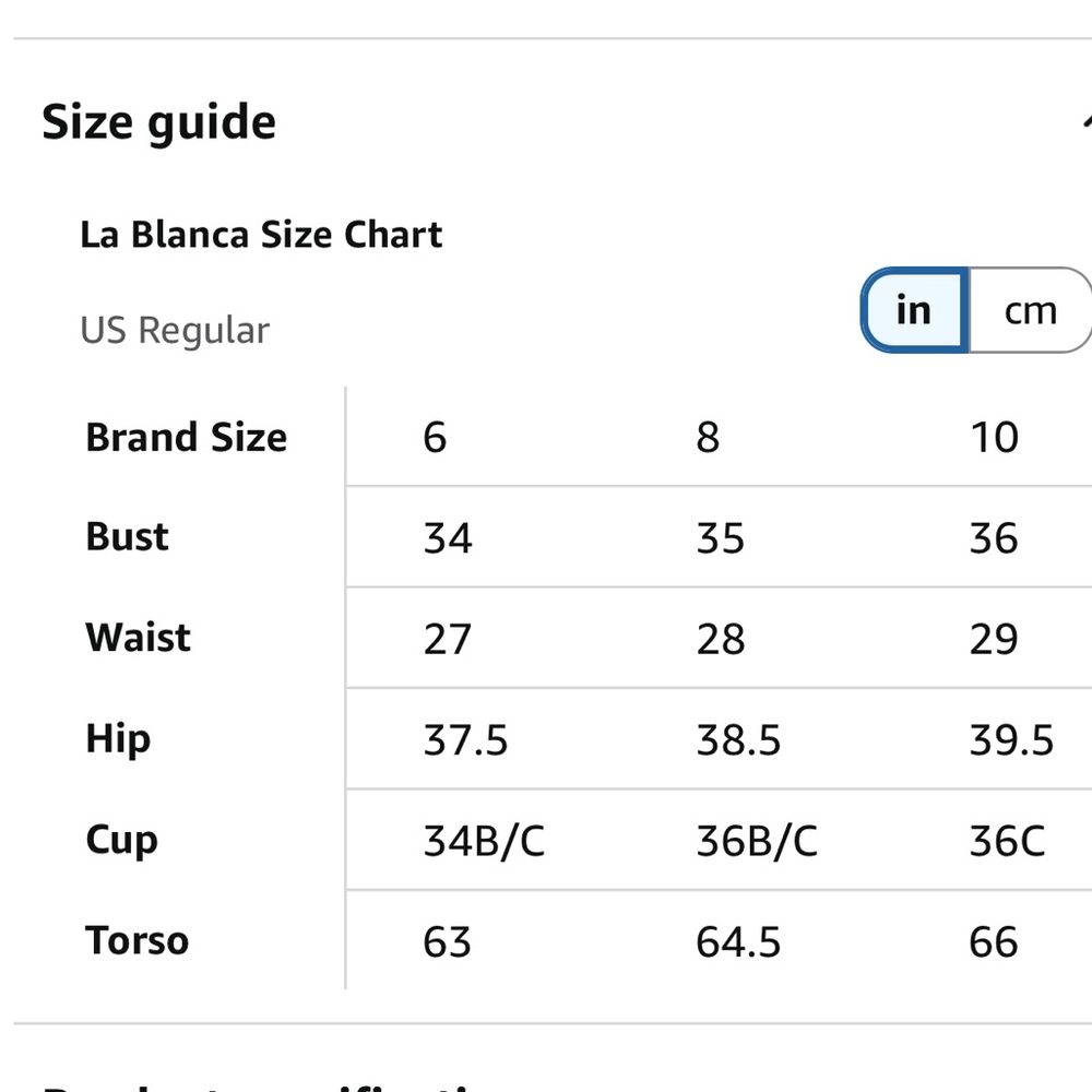 NWT β’ La Blanca β’ One Piece Swimsuit Island Goddess Shirred Side Suit β’ Size 8 β’ - Picture 6 of 10